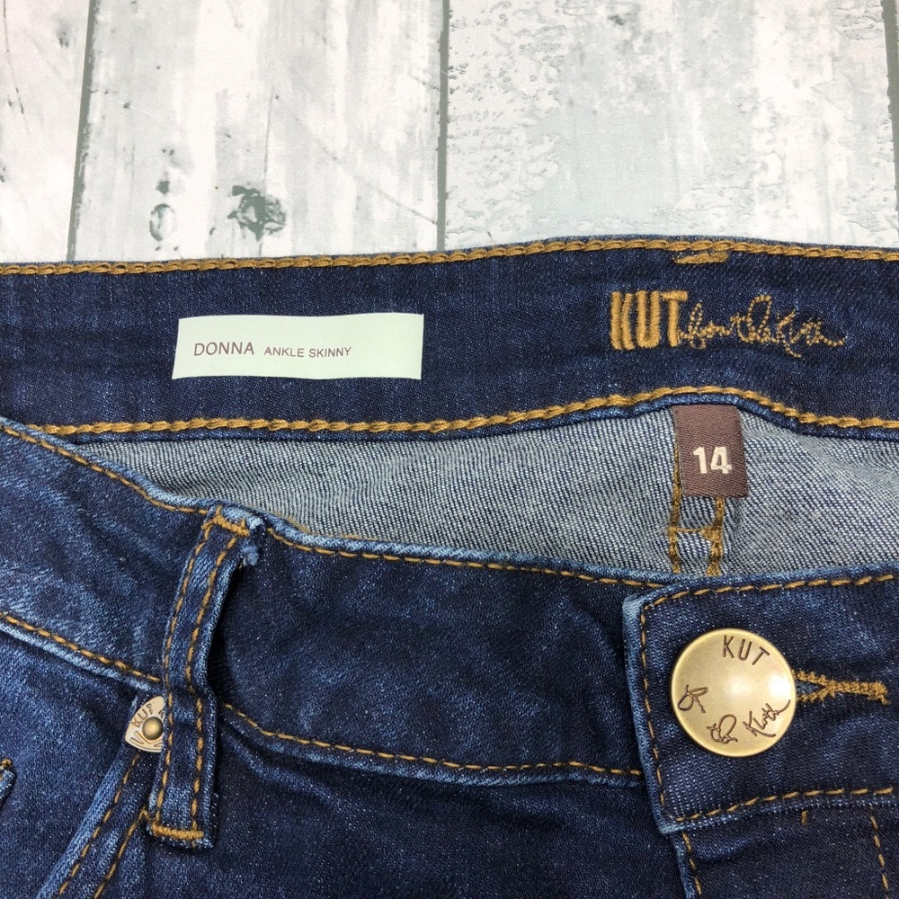 Kut From The Kloth Donna Skinny Ankle Jeans NWT - Picture 5 of 8